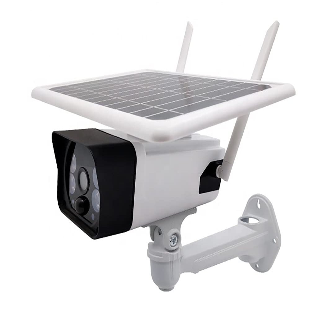 BUTXET 1080P Solar WiFi Wireless Security Camera for Outdoor, Night Vision, Human Motion Detection, IP67 Waterproof, 2-Way Audio Home Surveillance Camera(Size:Camera+64G tf Card)