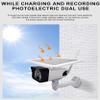 BUTXET 1080P Solar WiFi Wireless Security Camera for Outdoor, Night Vision, Human Motion Detection, IP67 Waterproof, 2-Way Audio Home Surveillance Camera(Size:Camera+64G tf Card) view 2