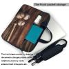 15.6 inch Laptop Tote Bag Men Women Baseball on Wooden Shoulder Laptop Sleeve Briefcase Messenger Computer Bag view 3