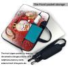 14 inch Laptop Tote Bag Men Women Christmas Santa Claus Shoulder Laptop Sleeve Briefcase Messenger Computer Bag view 3