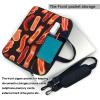 15.6 inch Laptop Tote Bag Men Women Bacon Shoulder Laptop Sleeve Briefcase Messenger Computer Bag view 3