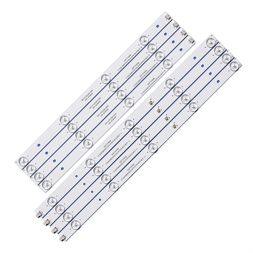 UFDIPLMY 4PCS LED Backlight Strip 9 Lamp Compatible with FLTV-42K11 0D416D09-ZC21AG-04 303TT416036 0DT-41.6(GJM)-0D30 United LED42HS27 3V/LED