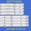 UFDIPLMY 4PCS LED Backlight Strip 9 Lamp Compatible with FLTV-42K11 0D416D09-ZC21AG-04 303TT416036 0DT-41.6(GJM)-0D30 United LED42HS27 3V/LED view 2