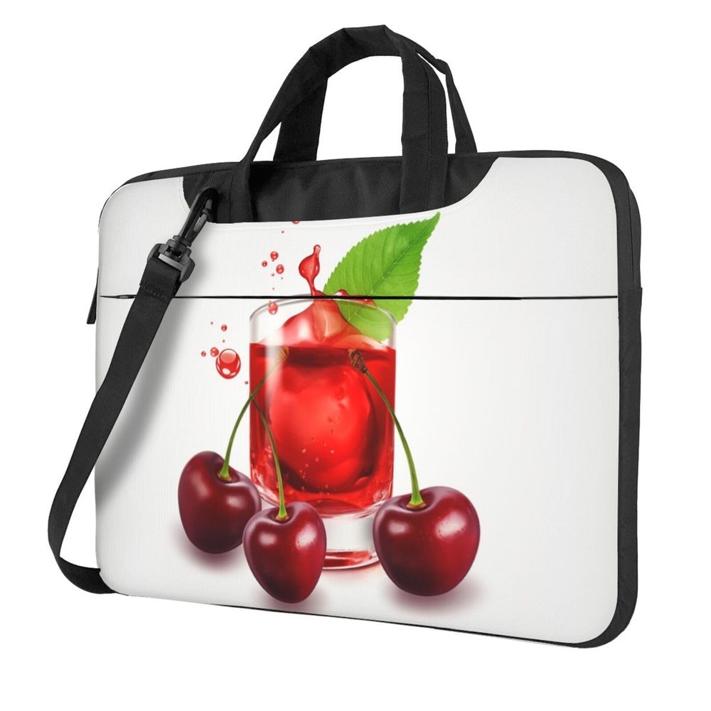 13 inch Laptop Tote Bag Men Women Cherry juice Shoulder Laptop Sleeve Briefcase Messenger Computer Bag