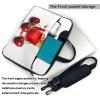 13 inch Laptop Tote Bag Men Women Cherry juice Shoulder Laptop Sleeve Briefcase Messenger Computer Bag view 3