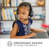 ThinkWrite Technologies / TWT Audio Ergo, TW130 | Premium On-Ear Wired Headset with Noise Reducing Microphone (USB-C Connection), Black view 3