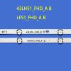 UFDIPLMY LED Backlight Strip(6) Compatible with 43LF510V 43LF5100 43LH5100 43LH590 43LJ515V 43LH520V 43LH511T 43LH570V LF51_FHD_A B 43LH51_FHD_A B view 3