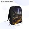 JHLMN Backpack New York Night Travel Casual Laptop Backpack Waterproof Hiking Daypack For Men Women view 2