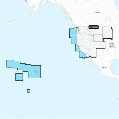 Marine Cartography West Inland and Coastal Chart Plotters SD/Micro-SD Card W/Auto Guidance Technology