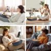 ERGONOV Lap Cozy Kindle Pillow Stand for Bed with Adjustable Arm, 360 Tablet Holder, Fits 4.7"-13" Kindle, iPad, Phone, Lap Desk for Hands Free Reading in Bed, Couch, Sofa,Gray view 4