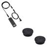 Wired Remote Control Shutter Release Cord & 2-Pack EF-S/EF Mount Body Cap Rear Lens Cap Cover for Canon EOS Rebel T7 T6 T5 T8i T7i T6i T6s T5i 90D 80D 77D 70D 60D & More Canon Cameras