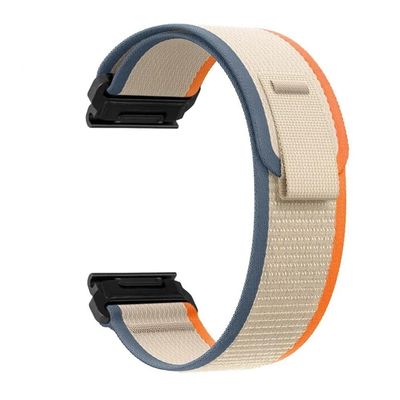 22mm 26mm Nylon Quick Fit Strap fit for Garmin Fenix 7X 7 Pro Fenix 6X 6 5X 5Plus Tactix 7 Forerunner 965 955 Enduro 2 Loop Band(1,QuickFit 26mm)