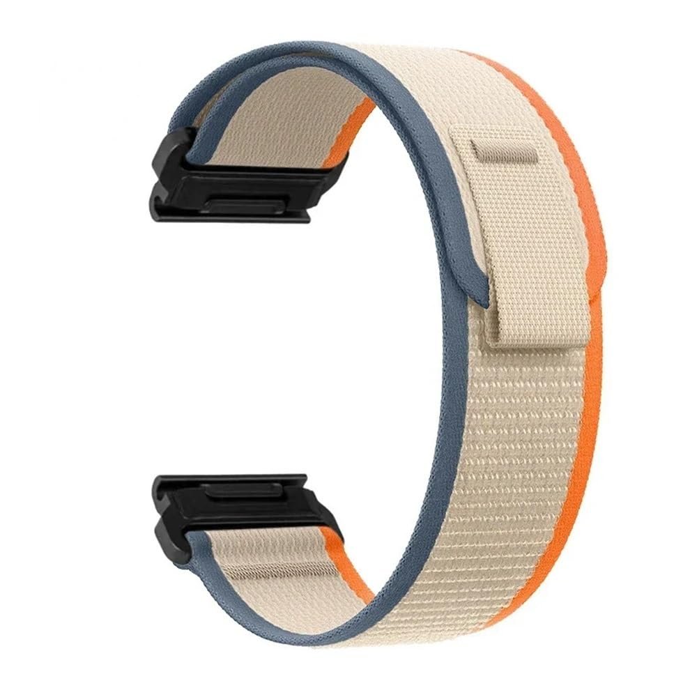 22mm 26mm Nylon Quick Fit Strap fit for Garmin Fenix 7X 7 Pro Fenix 6X 6 5X 5Plus Tactix 7 Forerunner 965 955 Enduro 2 Loop Band(1,QuickFit 26mm)