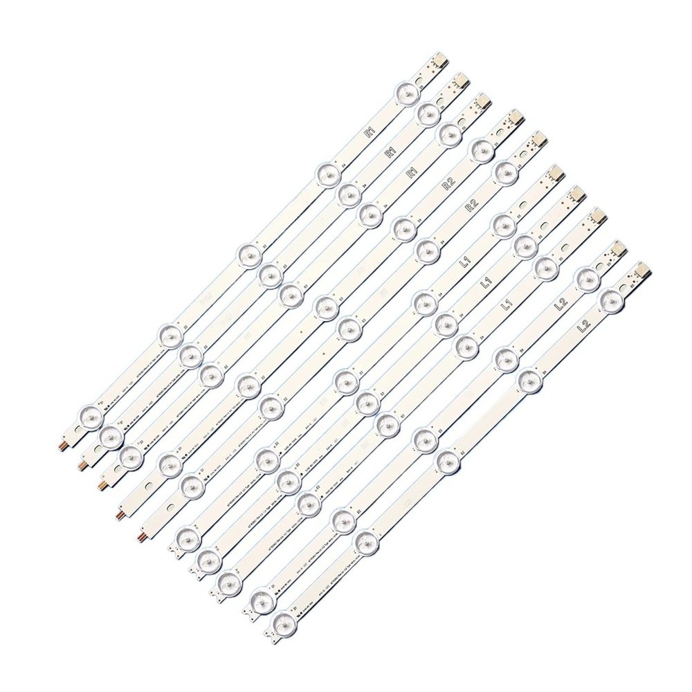 UFDIPLMY 820mm 10Pcs LED Backlight Strip Kit Compatible with LIG 42LA621V 42LA621S-ZD 42 Inchs 42LN540 42LN613V 42LA620V LC420DUE 42LN575V 42LN5710(Color:1 Set)