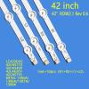UFDIPLMY 820mm 10Pcs LED Backlight Strip Kit Compatible with LIG 42LA621V 42LA621S-ZD 42 Inchs 42LN540 42LN613V 42LA620V LC420DUE 42LN575V 42LN5710(Color:1 Set) view 2
