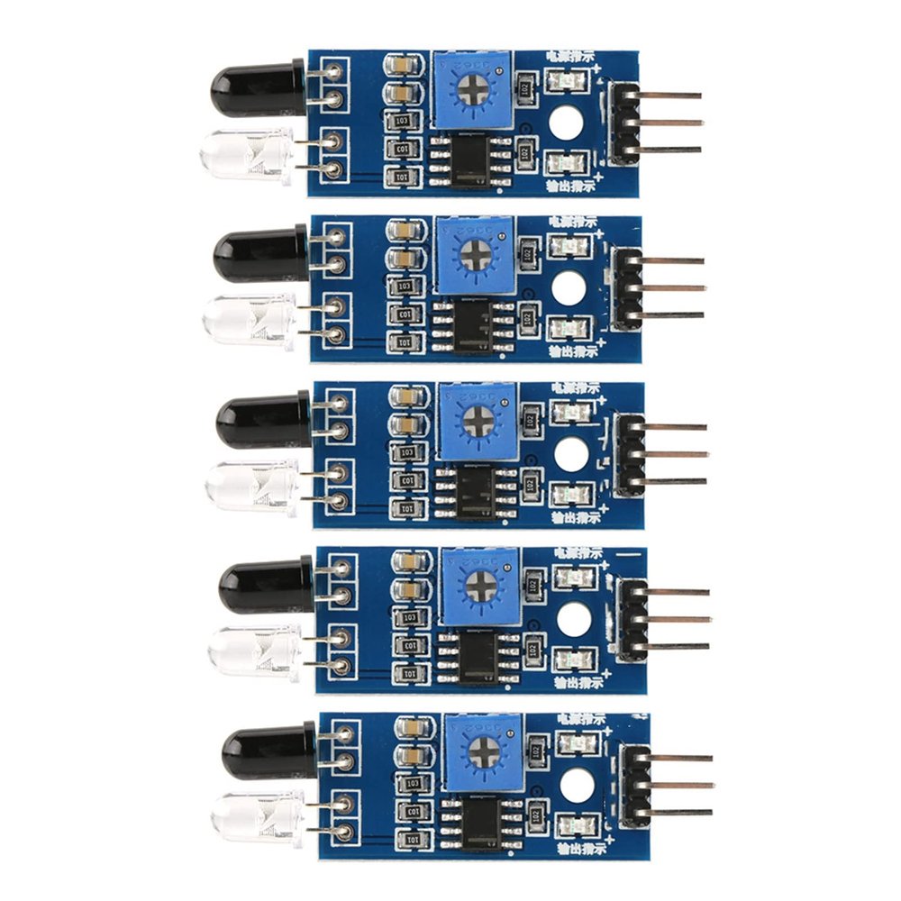 5pcs Infrared Sensor, Infrared Reflection Sensor with Ar duino Smart Car Robot Acceleration Sensors