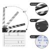 Andoer Acrylic Clapboard, Film Clapboard, Film Director's Board, Action Scene Cut, Clapboard Board, Whiteboard Film, Dry Erase, type 4, White/Dark Grey Heather view 4