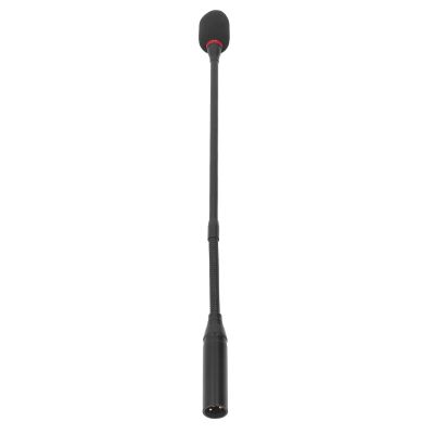Denash Condenser Microphone,17.7in Flexible Noise Reduction Mic,Plug in Microphone with Power Indicator for Meeting