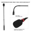 Denash Condenser Microphone,17.7in Flexible Noise Reduction Mic,Plug in Microphone with Power Indicator for Meeting view 2