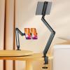 ANGGREK Tablet Stand Holder, 360 Degree Rotation Foldable Arm Mount Holder with Adjustable Design for Phones Tablets, Wide Compatibility, Stable and Convenient, Suitable for Most Tables view 2