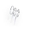 100Pcs 304 Stainless Steel Cable Ties Heavy Duty Self-Locking Multi-Purpose Metal Exhaust Wrap(Color:4.6mm x 250mm) view 4