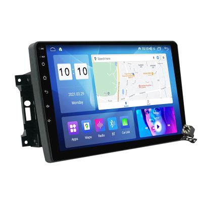 10" Car Radio CarPlay/Android Auto for Jeep Wrangler Rubicon 2008-2010 Android 12 Car Stereo Multimedia Player GPS FM RDS DSP Bluetooth SWC WiFi+Backup Camera,M600s/6+128g