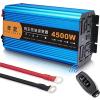 Voltage Converter 12 V 230 V Pure sine Wave 1500 W car Inverter with LCD Display and USB Connection + 2AC sockets + Remote Control Suitable for Cars, Camping, Travel,12V-3000W (24V 4500W) view 1