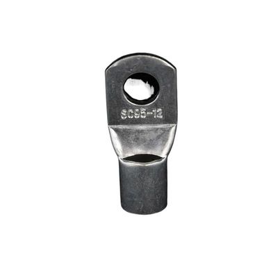 DONGGUA 5pc SC Type Wire Nose Terminal SC25 SC35 Bare Copper Battery Block Lugs Hole ID 6mm 8mm 10mm 12mm Crimp Cable End Connector(Size:SC35-6)