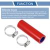 X AUTOHAUX Straight Coupler Silicone Hose 20mm 0.79" ID 3.94" Length 0 Universal Car Silicone Hose Coolant Hose 4-Ply 5mm Thickness Air Intake/Turbo/Intercooler Piping Tube Red Blue 1 Set view 4