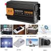 DirectNine Basics Pure Sine Wave Power Inverter 3000 Watt Inverters 24v to 240v DC to AC Converter LED Display AC Outlets Dual USB Port for RV Camping Outdoor Power Supply 12V Inverter,24V-3200W (12V 3200W) view 2