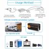 Pure Sine Wave Power Inverter 3000 Watt Inverters 24v to 240v DC to AC Converter LED Display AC Outlets Dual USB Port for RV Camping Outdoor Power Supply 12V Inverter,24V-3200W (24V 4000W) view 4
