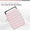 Clezolraa 6-7 Inch Puffy Sleeve Case for 7" Kindle Paperwhite 12th Gen/Colorsoft 2024, 6.8" Kindle Paperwhite 11th Gen, 6" Kindle 11th Gen 2024/2022, Oasis, Protective Pouch Bag, Rose Gold view 3