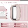 Clezolraa 6-7 Inch Puffy Sleeve Case for 7" Kindle Paperwhite 12th Gen/Colorsoft 2024, 6.8" Kindle Paperwhite 11th Gen, 6" Kindle 11th Gen 2024/2022, Oasis, Protective Pouch Bag, Rose Gold view 4