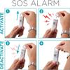 Ivation Personal Rechargeable SOS Alarm, Pocket Size Loud 130dB Sound Safety Siren & LED Panic Strobe Light with Carabiner Keychain Clip for Women, Children & Seniors, White view 4