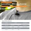BTG Lavalier Mic Microphone for Insta360 X4 Accessories Microphone Mic view 2