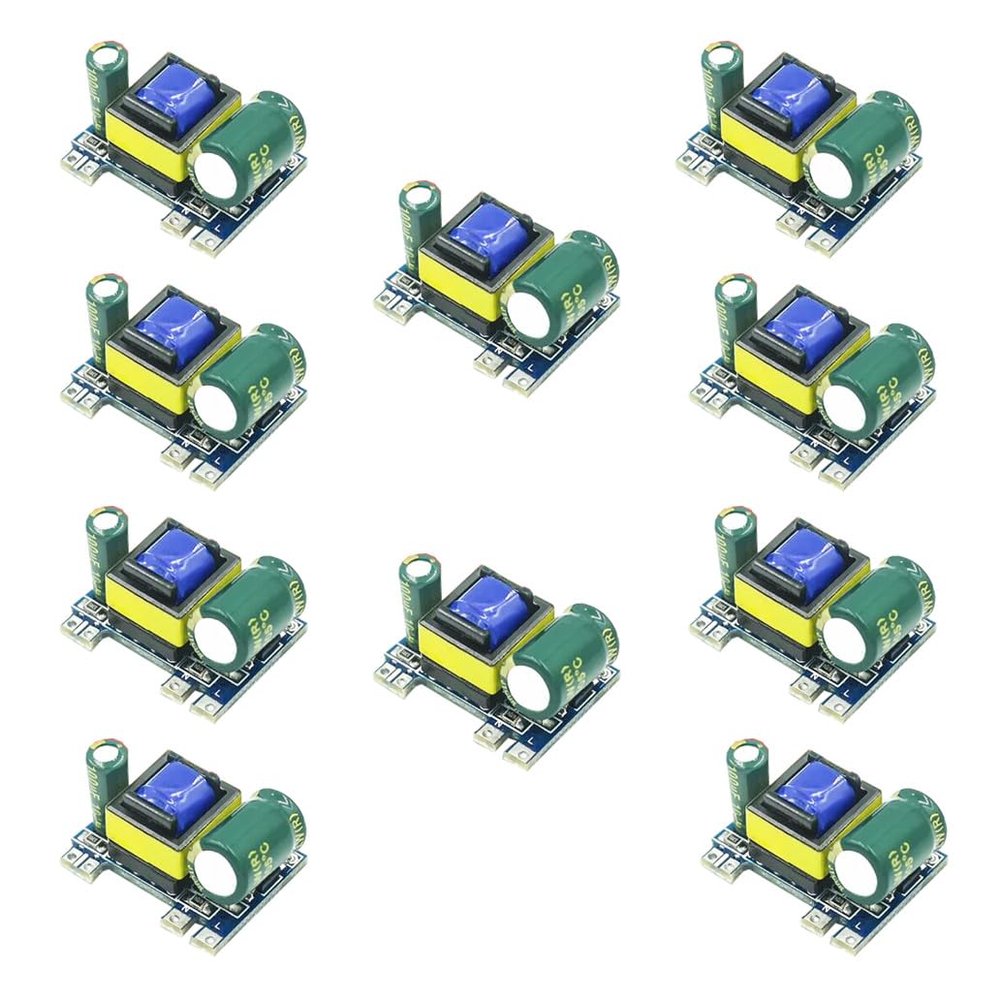 10PCS AC DC Converter Module AC 110V 120V 220V 230V to DC 5V 700mA Isolated Switching Power Supply Buck Down Converter (12V 300mA 3.5W)