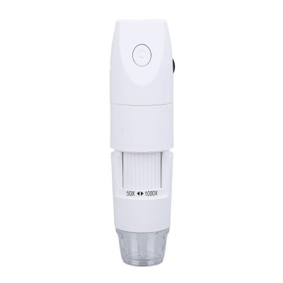 1000X Magnification USB Microscope, Cordless Digital USB Microscope with Manual Focus, Suitable for Electronic Repair, Student Research (White)