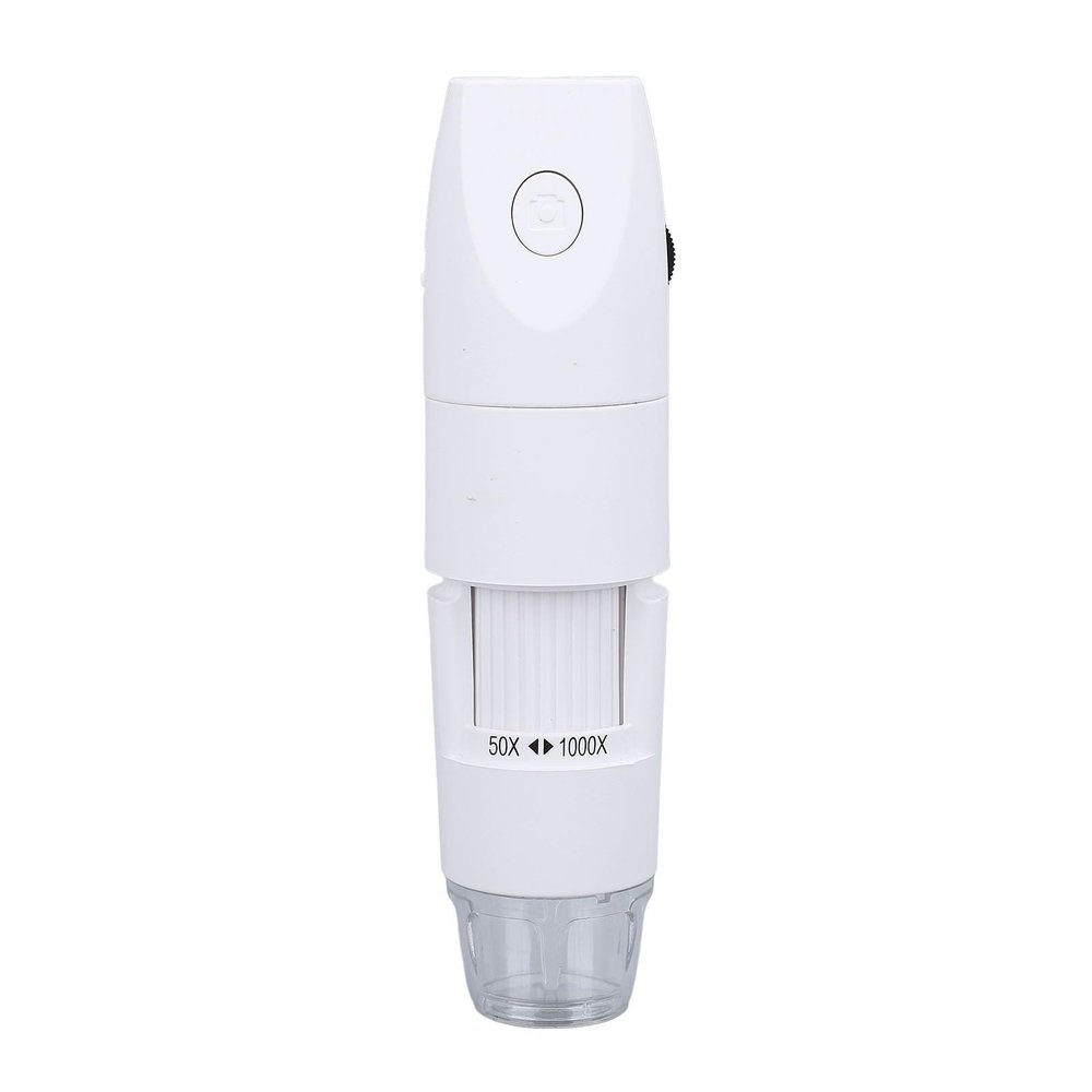1000X Magnification USB Microscope, Cordless Digital USB Microscope with Manual Focus, Suitable for Electronic Repair, Student Research (White)