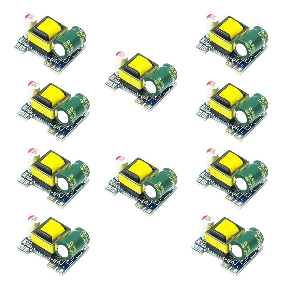 10PCS AC DC Converter Module AC 110V 120V 220V 230V to DC 5V 700mA Isolated Switching Power Supply Buck Down Converter (5V 700mA 3.5W)