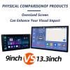 AZUIQIMENG NEW 13.3 inch Multifunctional Car Screen for Mercedes-Benz Vito/Viano 2016-2023,Android Car Radio Stereo,Touch Screen Auto Navigation System with Carplay GPS WiFi Bluetooth FM Mirror Link(S view 4