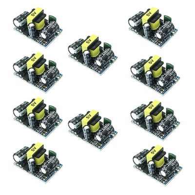 10PCS AC DC Converter Module AC 110V 120V 220V 230V to DC 5V 700mA Isolated Switching Power Supply Buck Down Converter (5V 700mA 3.5W Old)