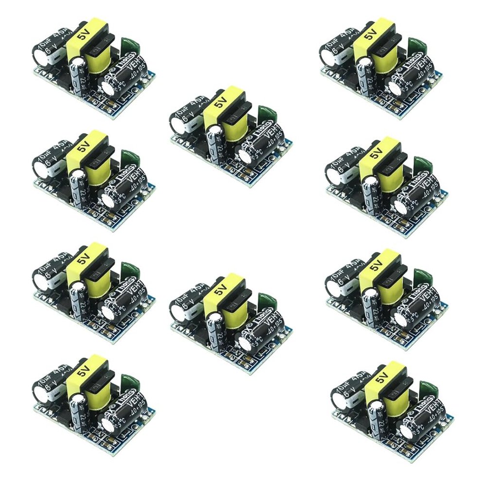 10PCS AC DC Converter Module AC 110V 120V 220V 230V to DC 5V 700mA Isolated Switching Power Supply Buck Down Converter (5V 700mA 3.5W Old)