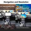 AZUIQIMENG NEW 13.3 inch Multifunctional Car Screen for Mercedes-Benz Smart (2015-2018),Android Car Radio Stereo,Touch Screen Auto Navigation System with Carplay GPS WiFi Bluetooth FM Mirror Link(Size view 3