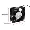 120mm High Speed Axial Fan with Double Ball Bearing 28W 200 to 240V Metal Cooling Fan for Household Appliances Welding Machines view 2