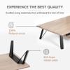 Anji Mountain Monitor Stand - Desktop Organizer & Laptop Riser, Ergonomic Monitor Riser, Space-Saving Monitor Stand for Desk, Durable Construction, Easy Assembly, Ideal for Home & Office,Biscotti view 2