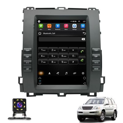 AZUIQIMENG Radio Android Car Stereo for Lexus GX470/LX470 Toyota Prado LC100/LC120 2002-2009,9.7 Inch Touch Screen Auto Navigation System with GPS WiFi Bluetooth FM Mirror Link(Size:Quad Core 2+32 G)