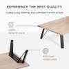 Anji Mountain Monitor Stand - Desktop Organizer & Laptop Riser, Ergonomic Monitor Riser, Space-Saving Monitor Stand for Desk, Durable Construction, Easy Assembly, Ideal for Home & Office,Biscotti view 2
