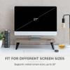 Anji Mountain Monitor Stand - Desktop Organizer & Laptop Riser, Ergonomic Monitor Riser, Space-Saving Monitor Stand for Desk, Durable Construction, Easy Assembly, Ideal for Home & Office,Biscotti view 4