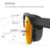 RiToEasysports Smart Glasses,IP65 Polarized Smart Glasses with Music,UV Protection, Anti-Fog, Anti-Scratch for Sports, Outdoor Activities, Daily Use view 4