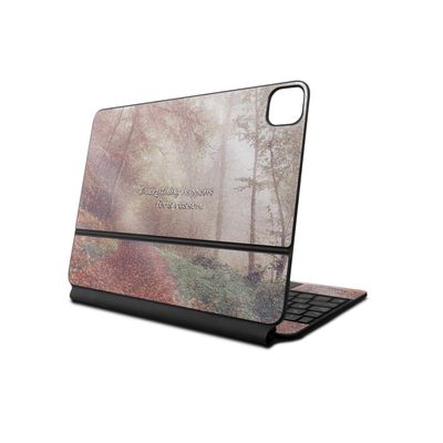 Glossy Glitter Skin Compatible with Apple Magic Keyboard for iPad Pro 13inch (M4) 2024 - Happens for A Reason - 3M Vinyl Protective Decal Cover - Easy to Apply | Crafted in The USA by MightySkins